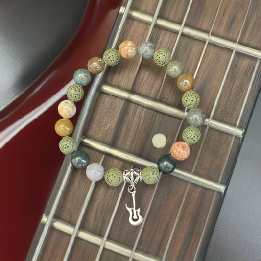 Strumming Serenity in Earth Tones Bracelet